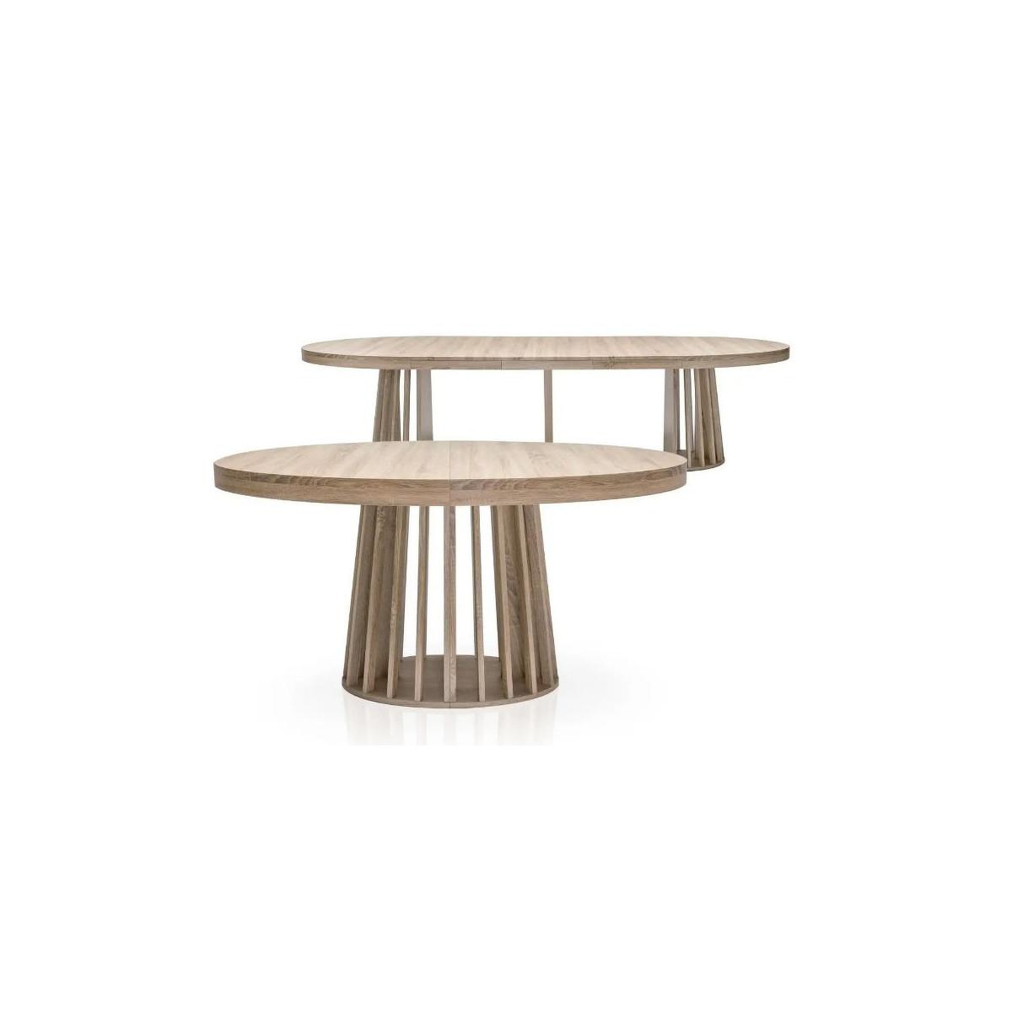 Voir la diapositive 3 : Paris Prix Table de repas extensible  laize  150-300cm naturel