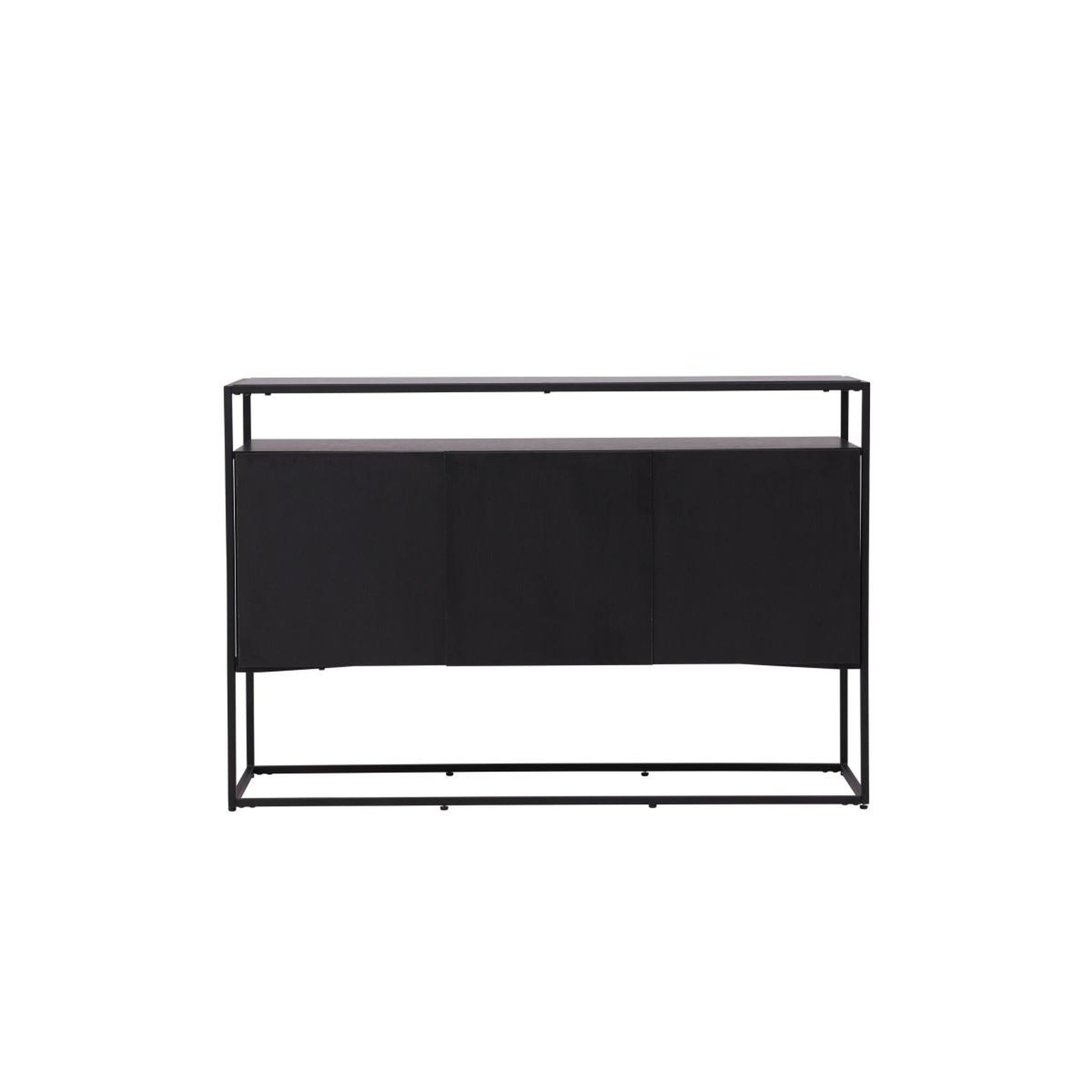 Voir la diapositive 5 : Paris Prix Buffet 3 portes en teck  kingsport  120cm noir