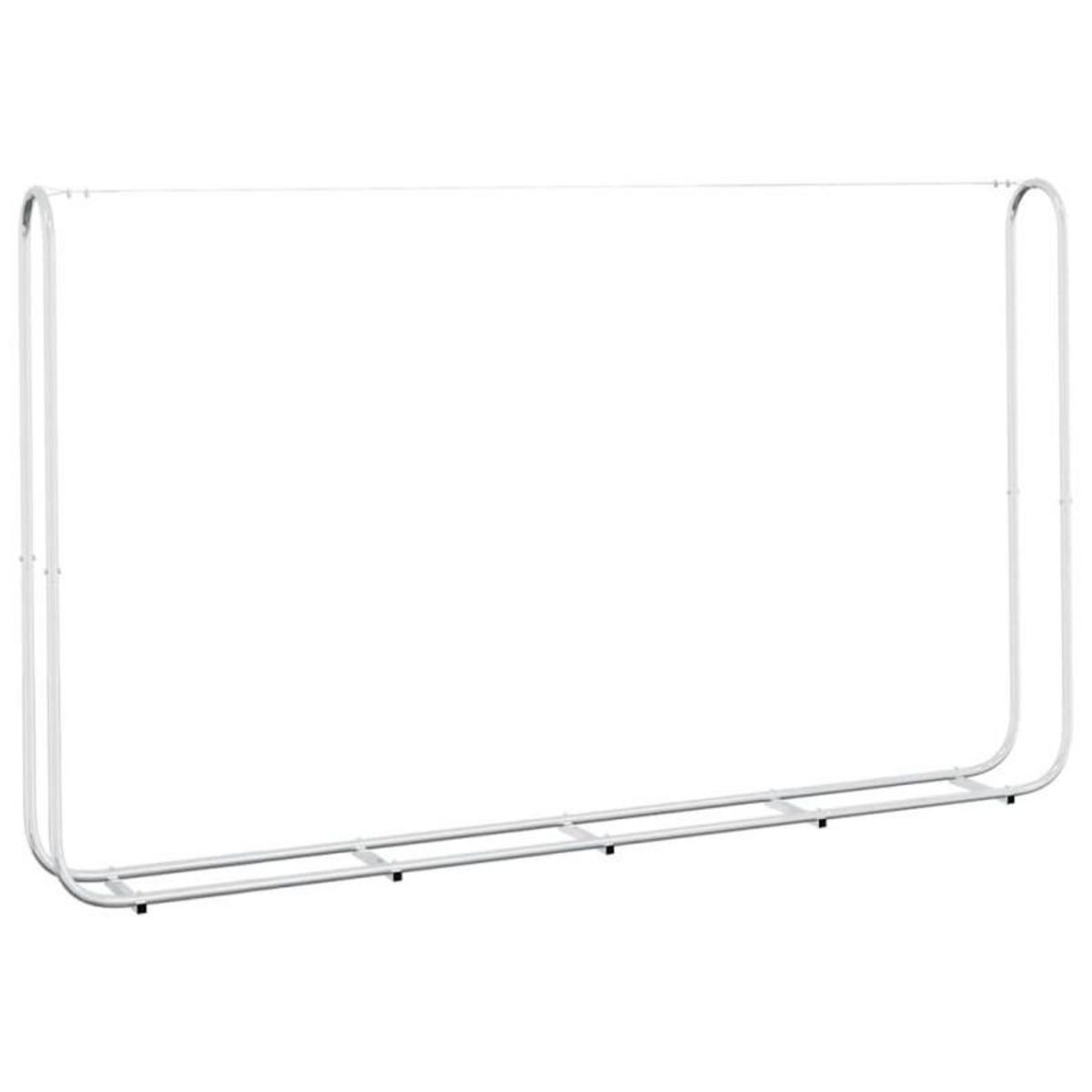 VIDAXL Portant de bois de chauffage et housse de pluie acier galvanisé