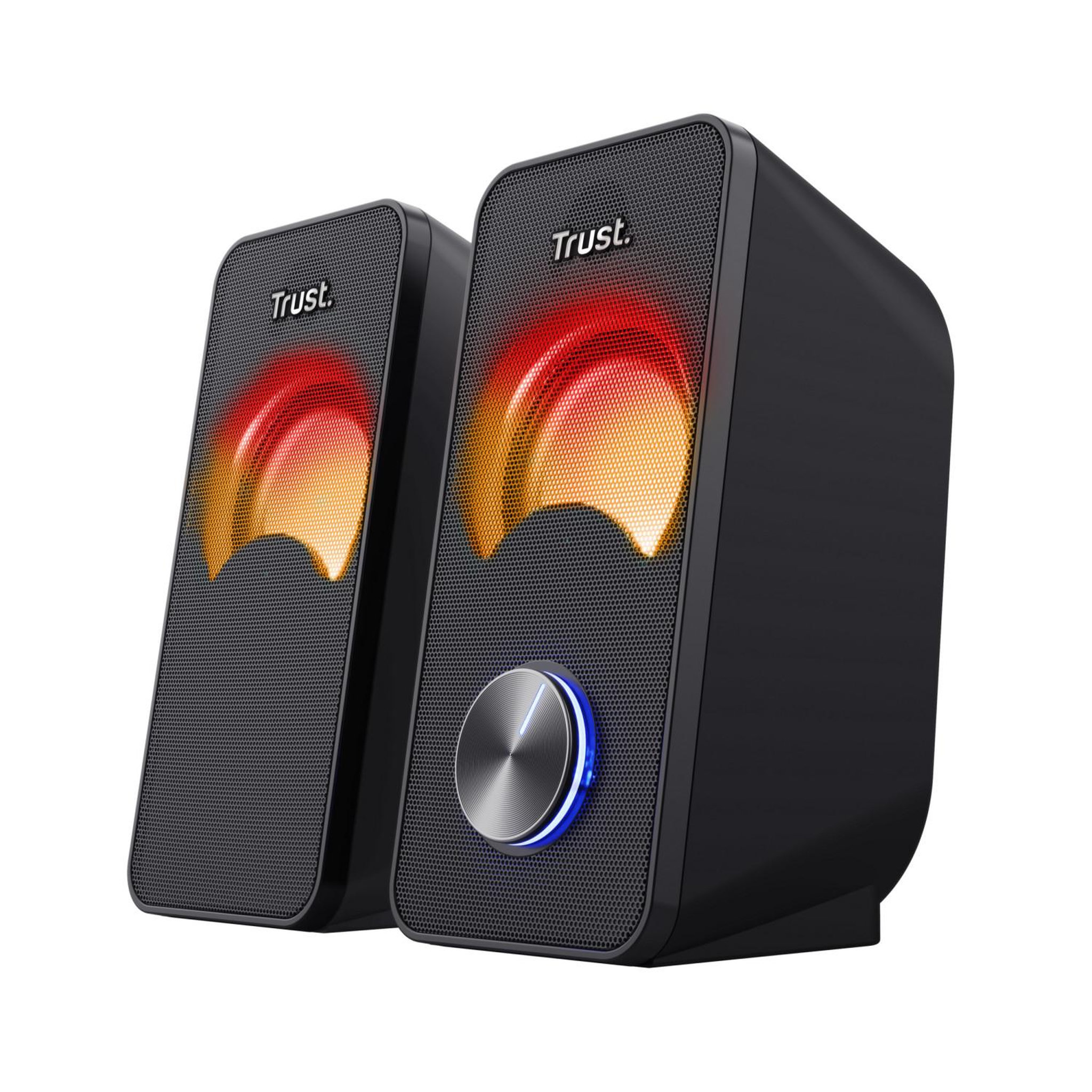 Voir la diapositive 3 : Trust Système d enceintes PC Trust Arys RGB 2.0 Compact Noir
