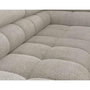 Voir la diapositive 6 : BEST MOBILIER Elisa - canapé d'angle droit 5 places convertible avec coffre et têtières réglables en tissu bouclette