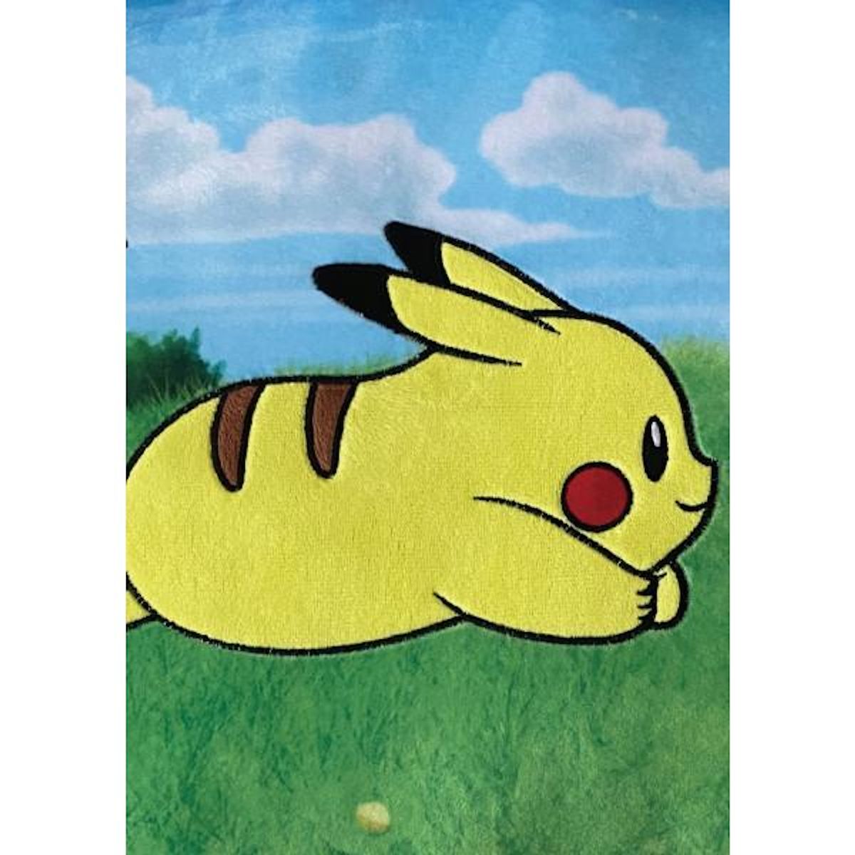 Pokemon Coussin premium - POKEMON - Pikachu & Eevee - Microfibre - 60 cm
