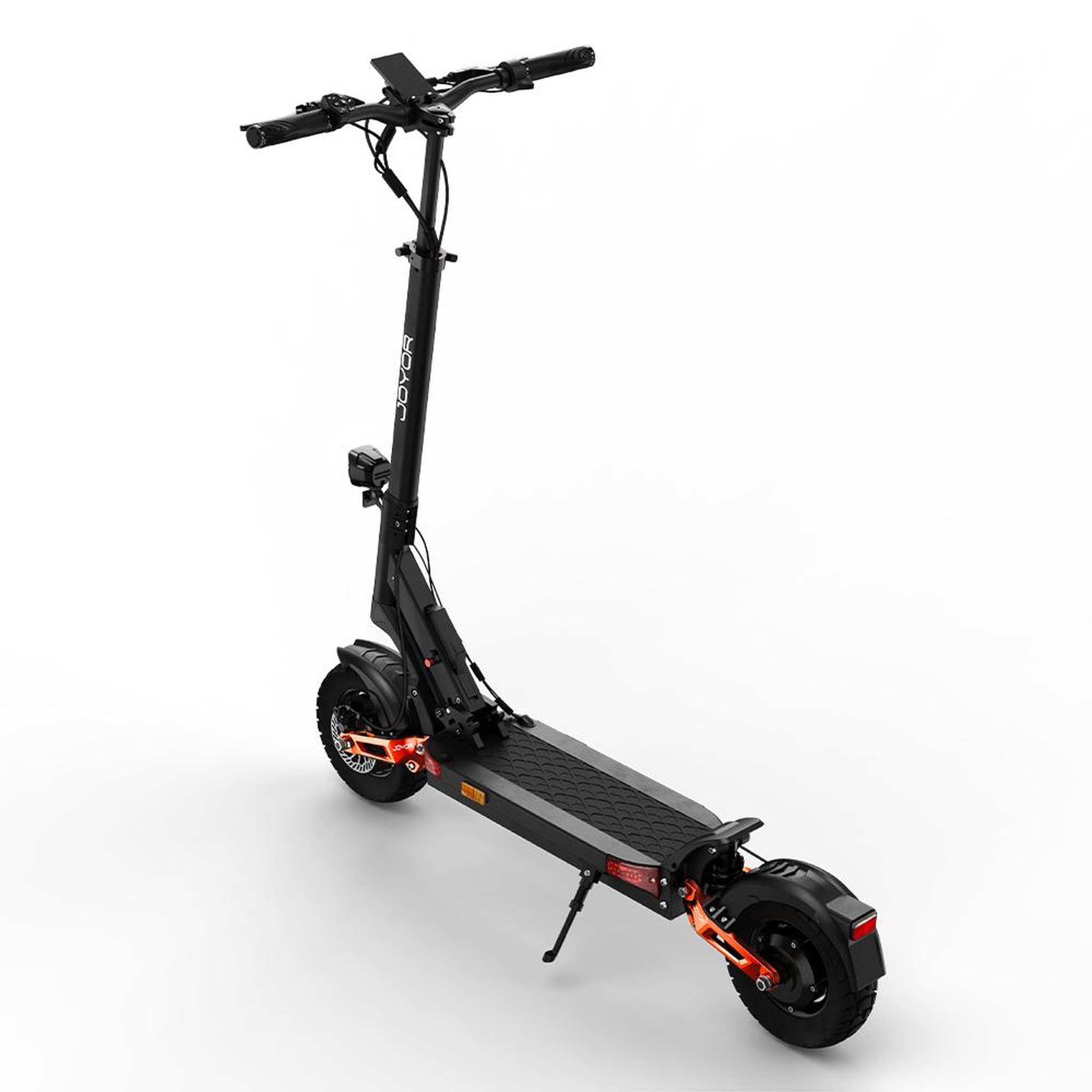 Voir la diapositive 6 : JOYOR Trottinette électrique pliable JOYOR T-PRO 48 V 26 Ah, 10 pouces, suspension et freins hydrauliques