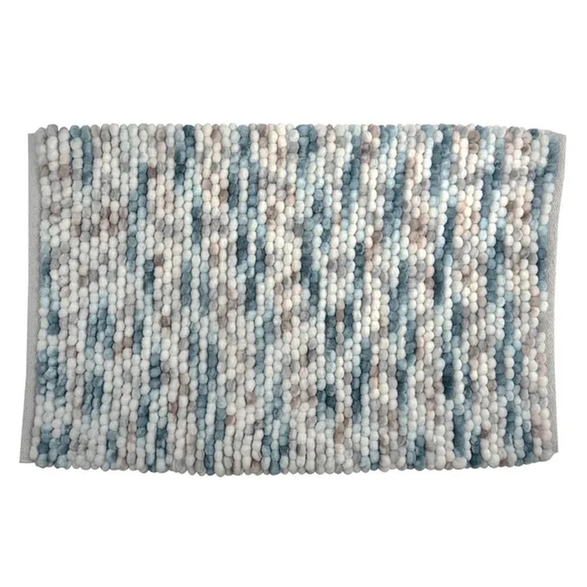 CENTRALE BRICO Tapis de bain multicouleur en microfibre, l.80 x L.50 cm