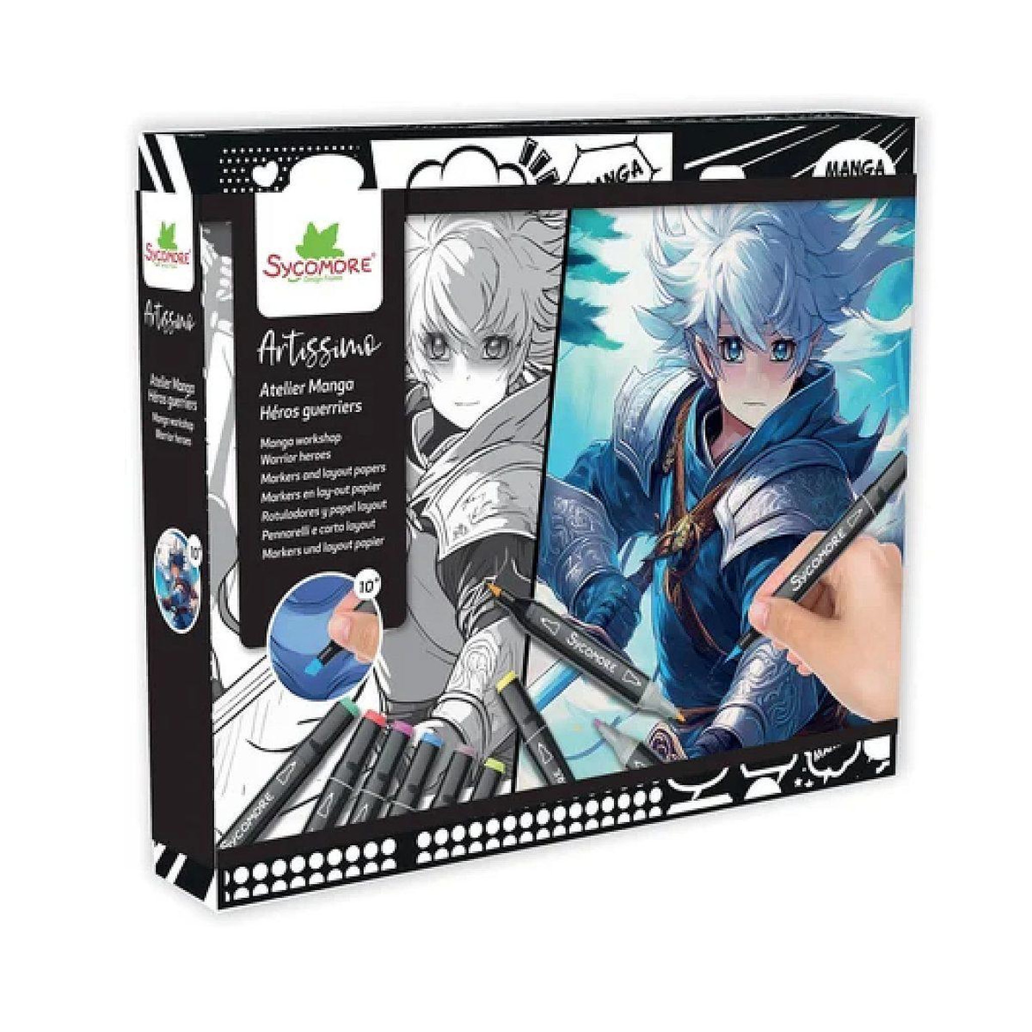 Au Sycomore Manga - gm - layout et marqueur  - arts martiaux