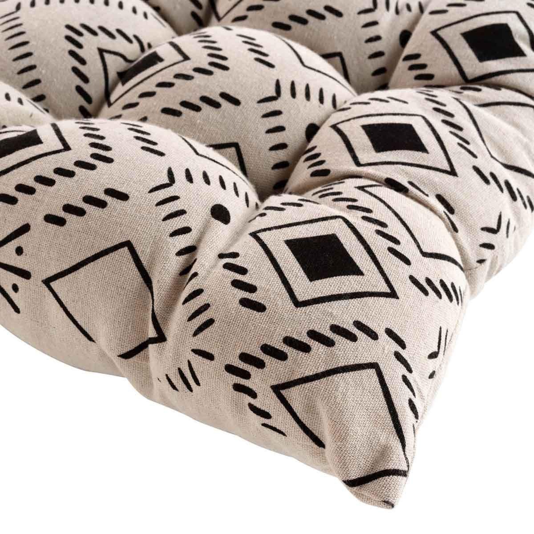 Voir la diapositive 4 : Douceur d'Intérieur Matelas de Sol Imprimé  Nalika  60x120cm Naturel