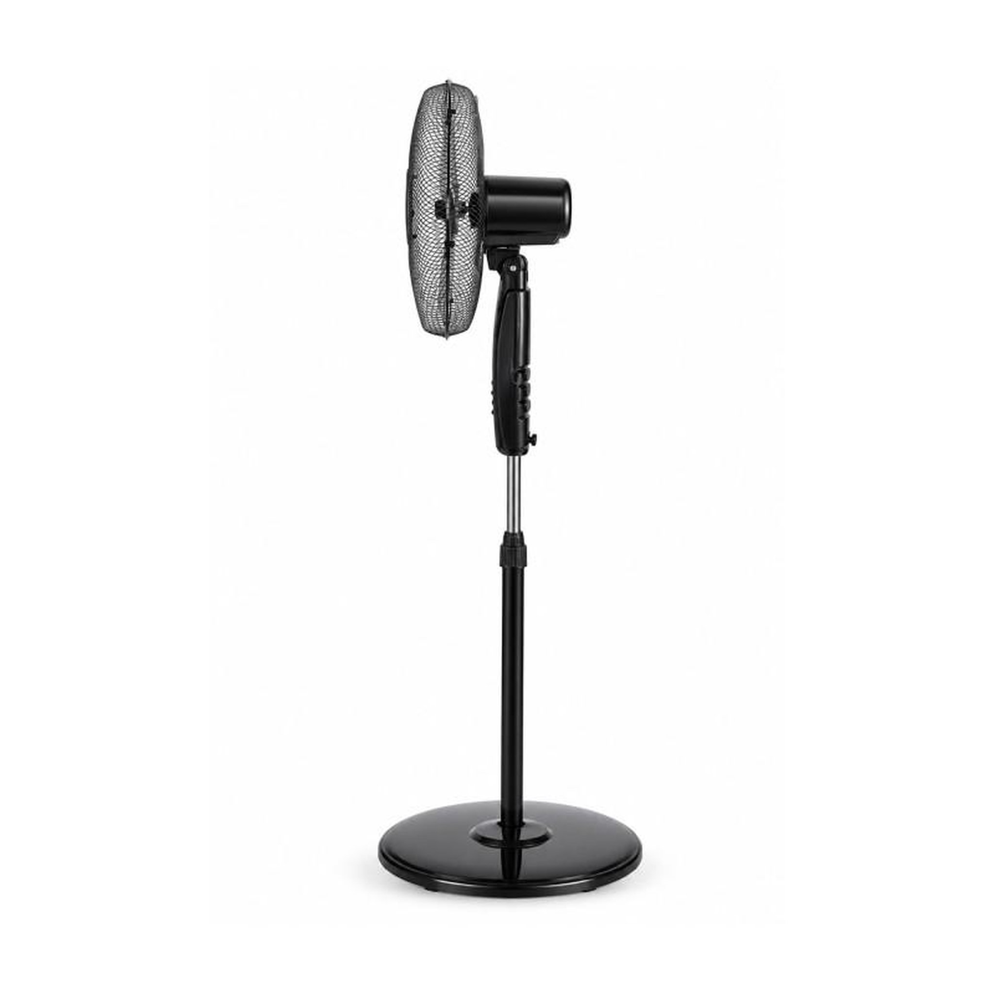 Voir la diapositive 4 : Ventilateur sur pied avec télécommande 40 cm – noir 60w