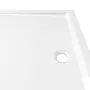 VIDAXL Receveur de douche rectangulaire ABS Blanc 80x110 cm