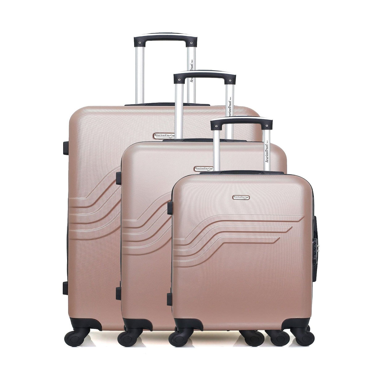 AMERICAN TRAVEL AMERICAN TRAVEL - Set de 3 ABS QUEENS 75 cm