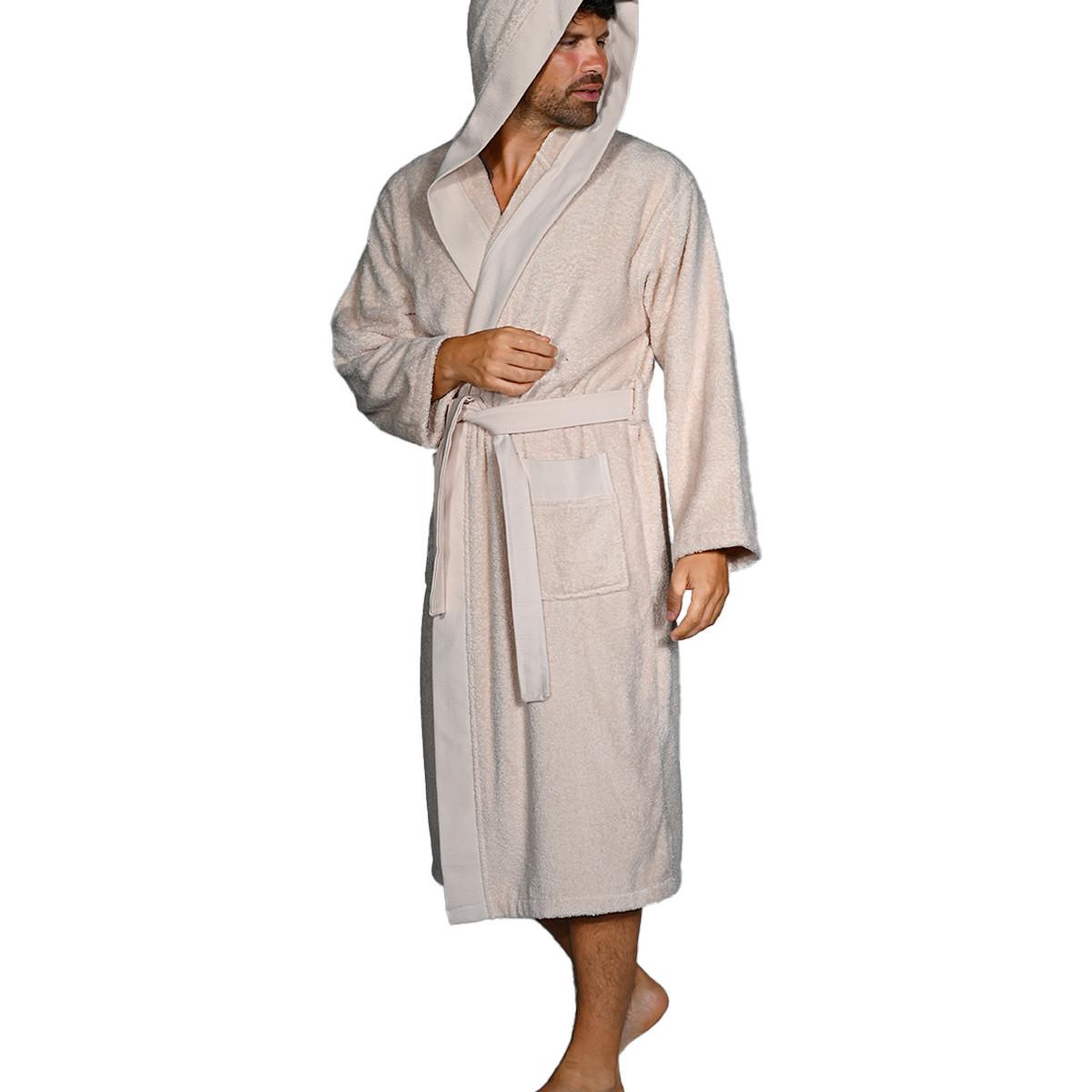 Voir la diapositive 5 : Sensei Maison Peignoir mixte à capuche uni 420 g/m² BOXER