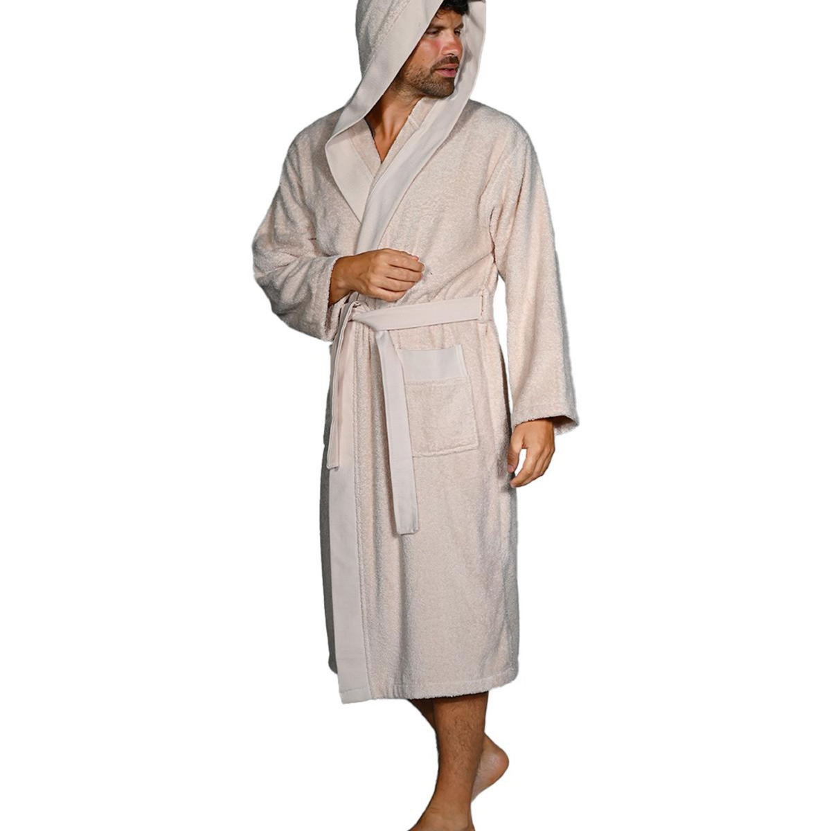 Sensei Maison Peignoir mixte à capuche uni 420 g/m² BOXER