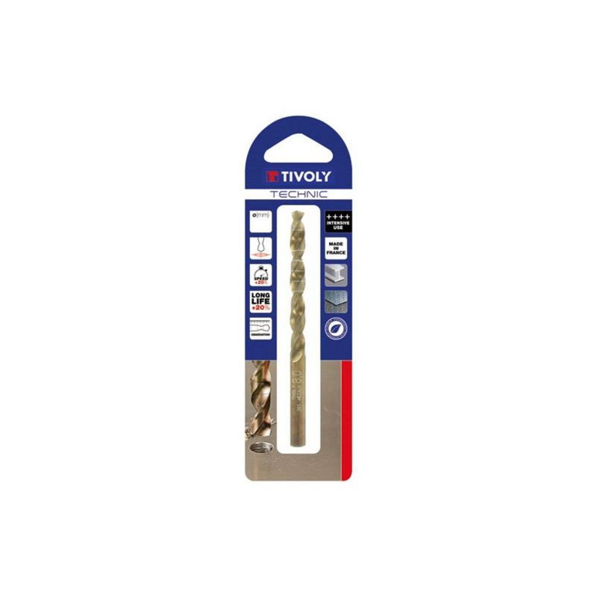 Foret Métaux TIVOLY FURIUS HSS Ø13mm L.151mm - 11454141300