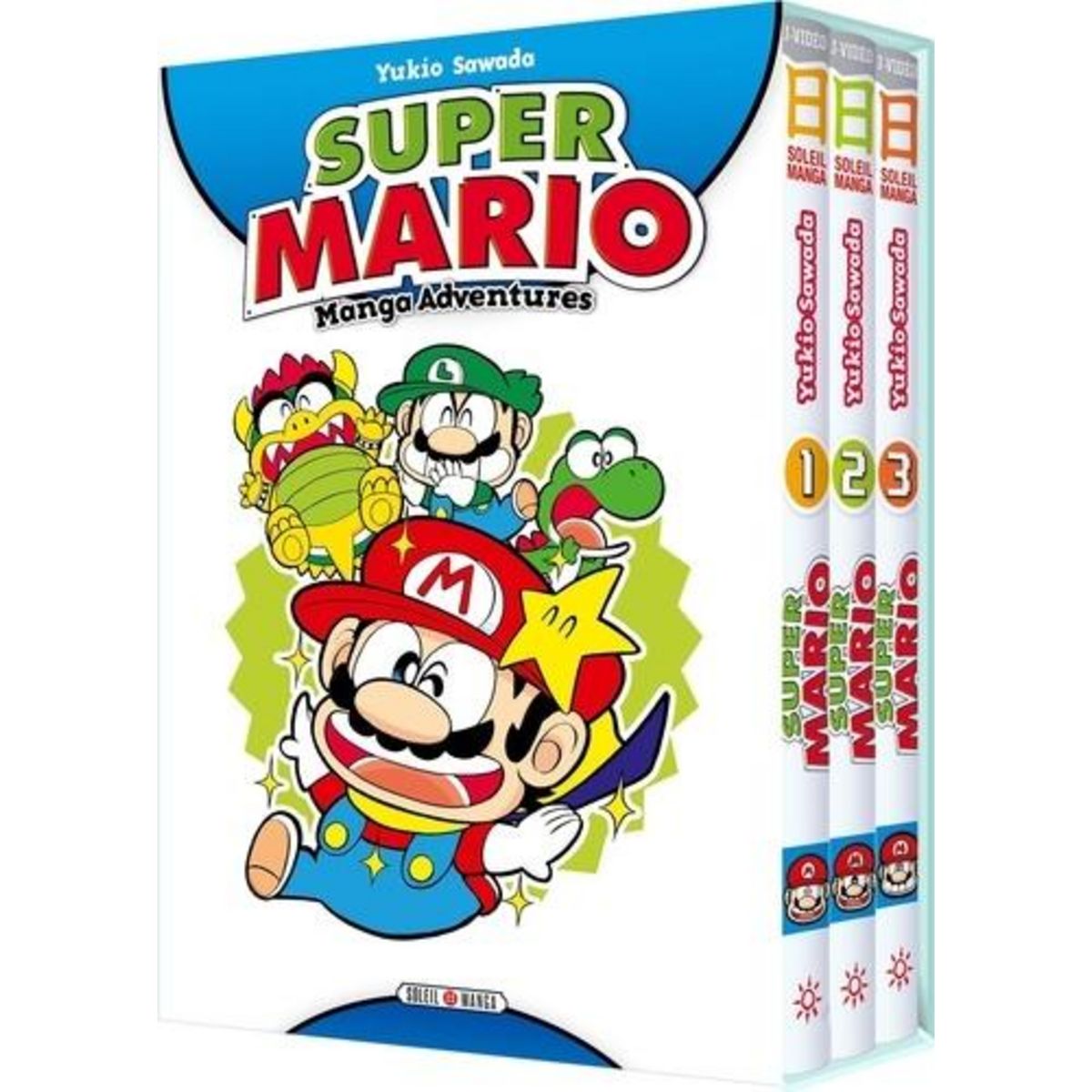 SUPER MARIO MANGA ADVENTURES TOMES 1 A 3 : COFFRET EN 3 VOLUMES, Sawada Yukio