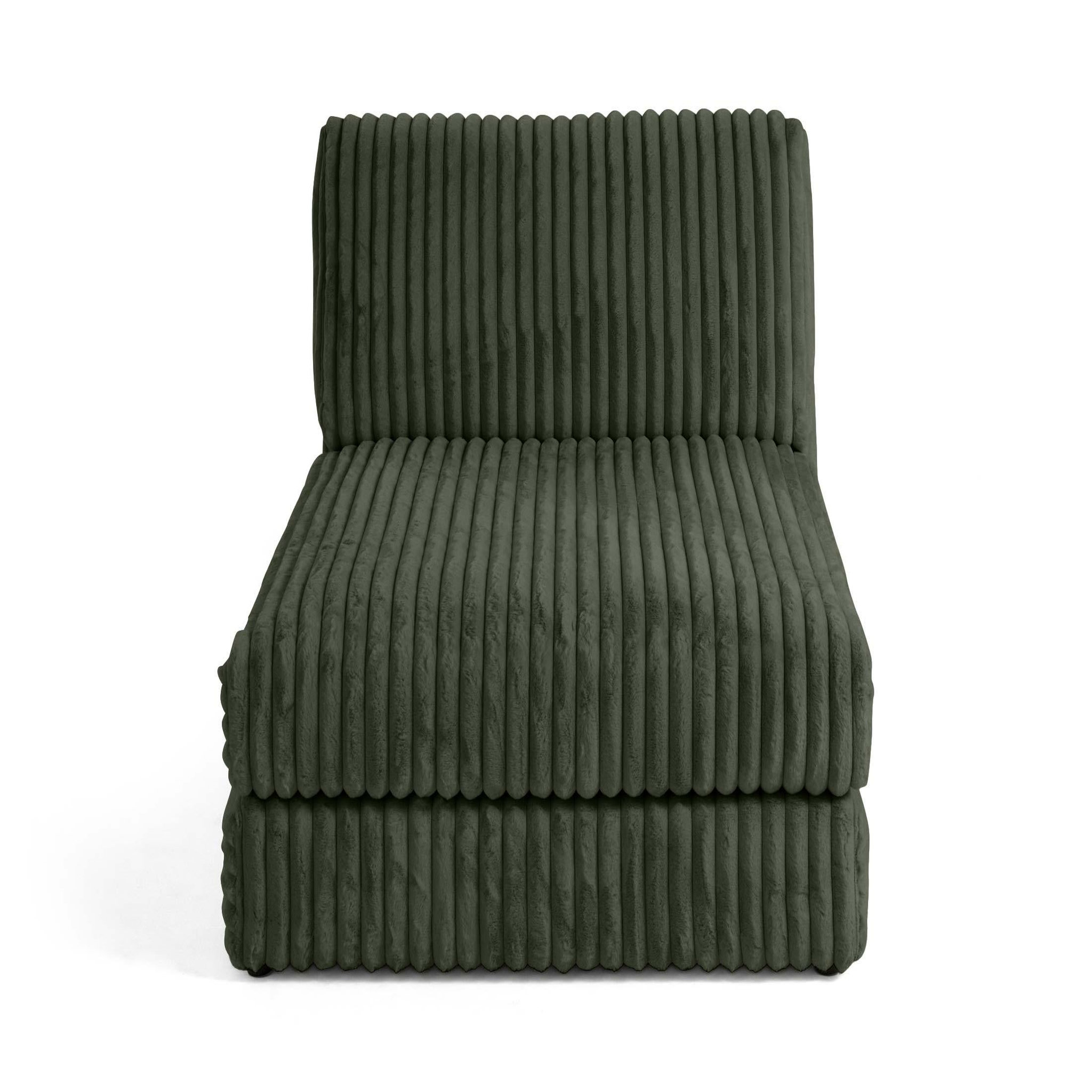 Voir la diapositive 1 : LISA DESIGN Jasper - module méridienne - en fausse fourrure côtelée