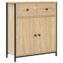 Voir la diapositive 2 : VIDAXL Buffet chene sonoma 70x30x80 cm bois d'ingenierie