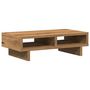 Voir la diapositive 2 : VIDAXL Support de moniteur chêne artisanal 50x27x15 cm bois ingénierie
