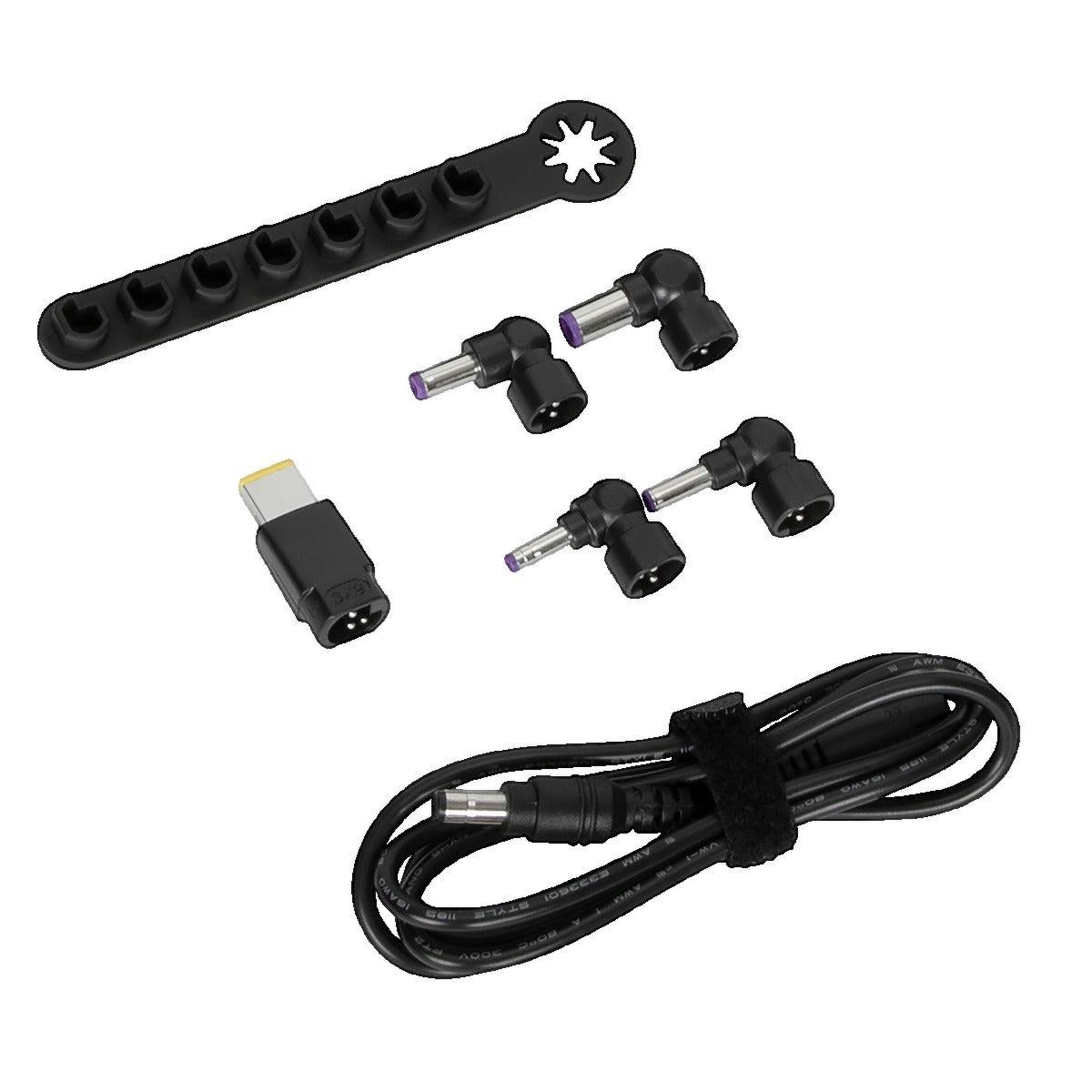 Voir la diapositive 2 : Targus Kit d'alimentation Targus 90 W avec 5 embouts interchangeables