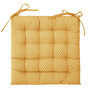 Voir la diapositive 1 : ATMOSPHERA Galette de Chaise  Otto  38x38cm Ocre