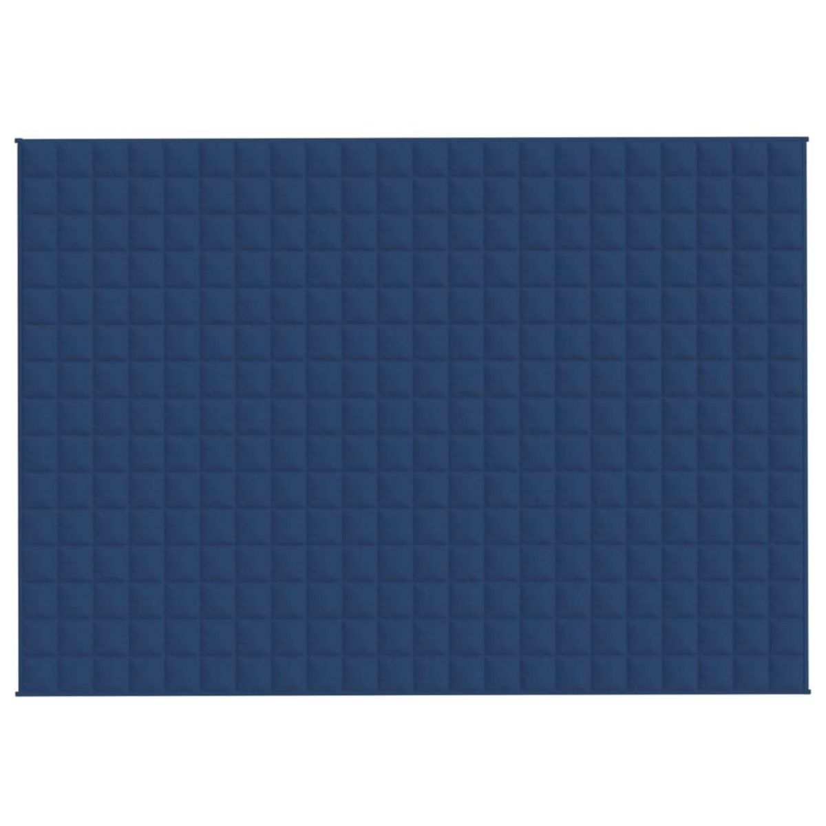 VIDAXL Couverture lestee Bleu 155x220 cm 7 kg Tissu