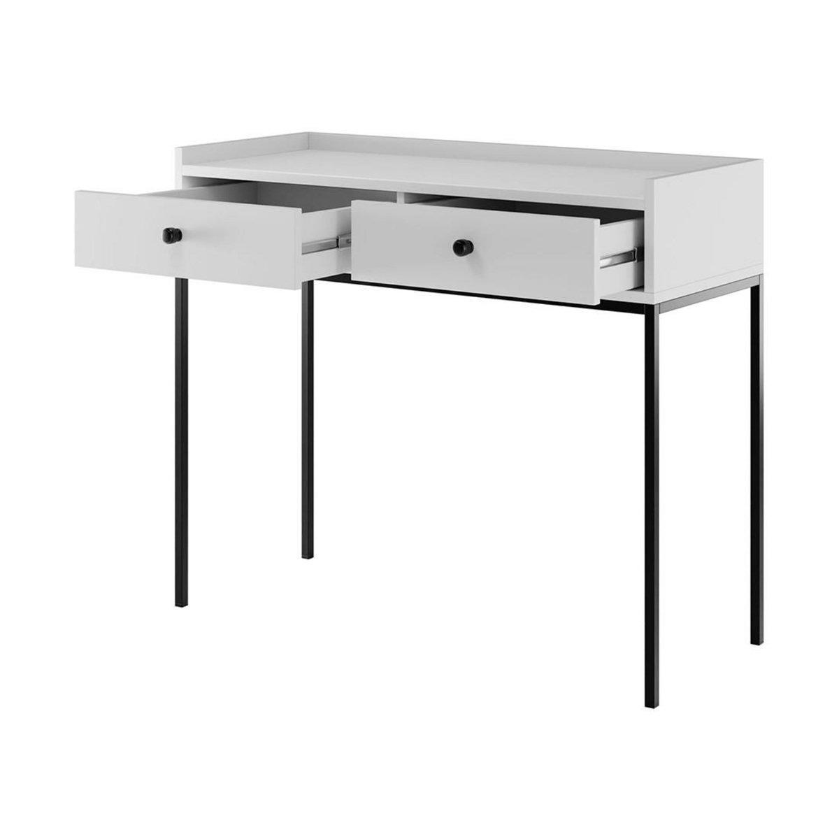 BEST MOBILIER Filipo - console - blanc - 100 cm
