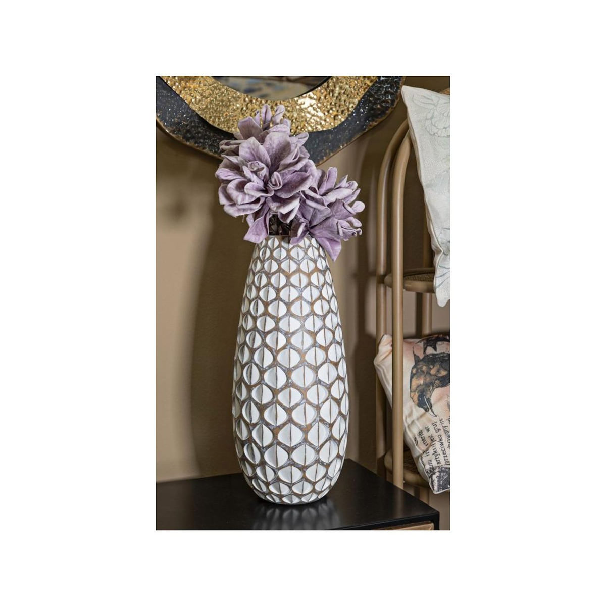 Paris Prix Vase Déco en Résine  Tibet  45cm Multicolore