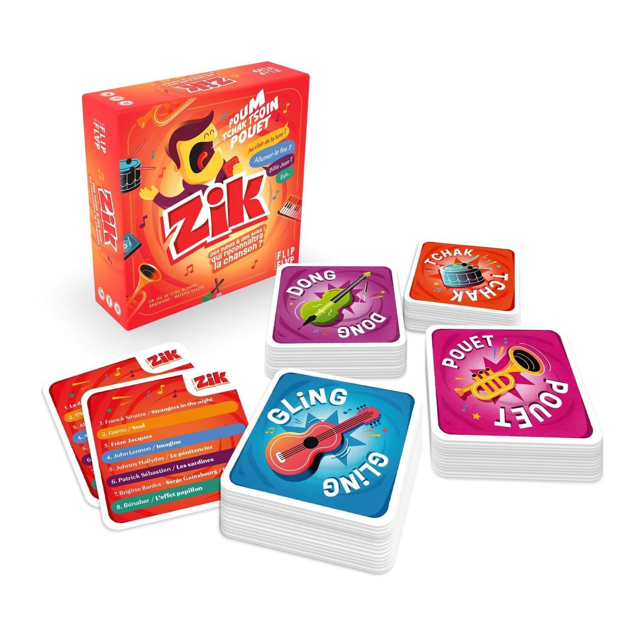 Voir la diapositive 2 : FLIP FLAP Jeu d ambiance Flip Flap Zik