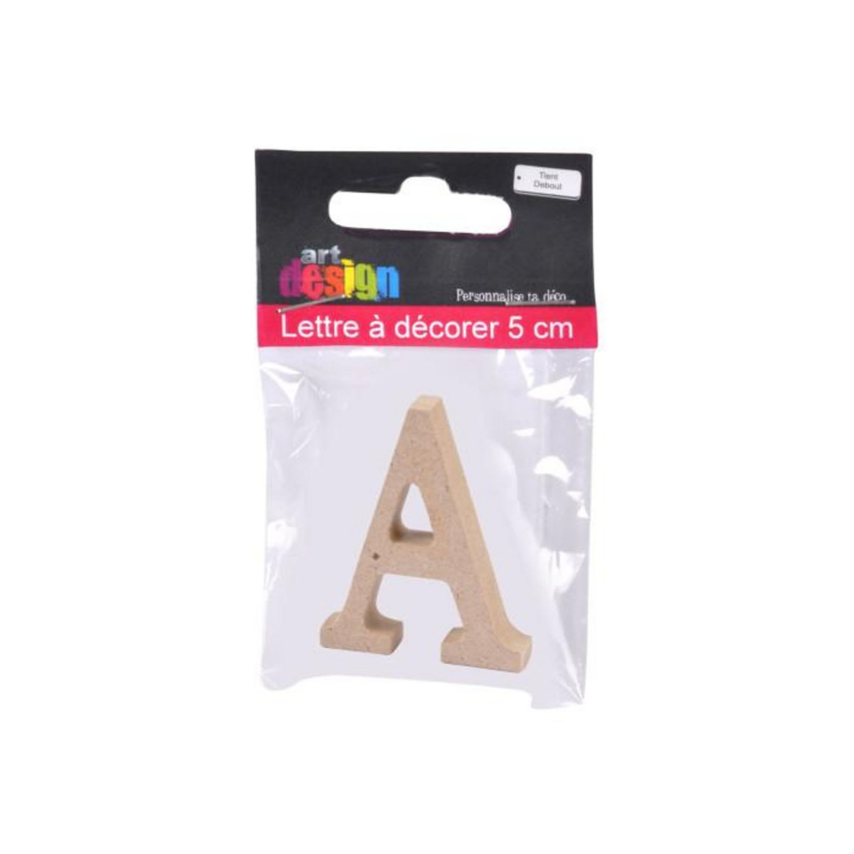 Paris Prix Lettre à Décorer  A  5cm Naturel