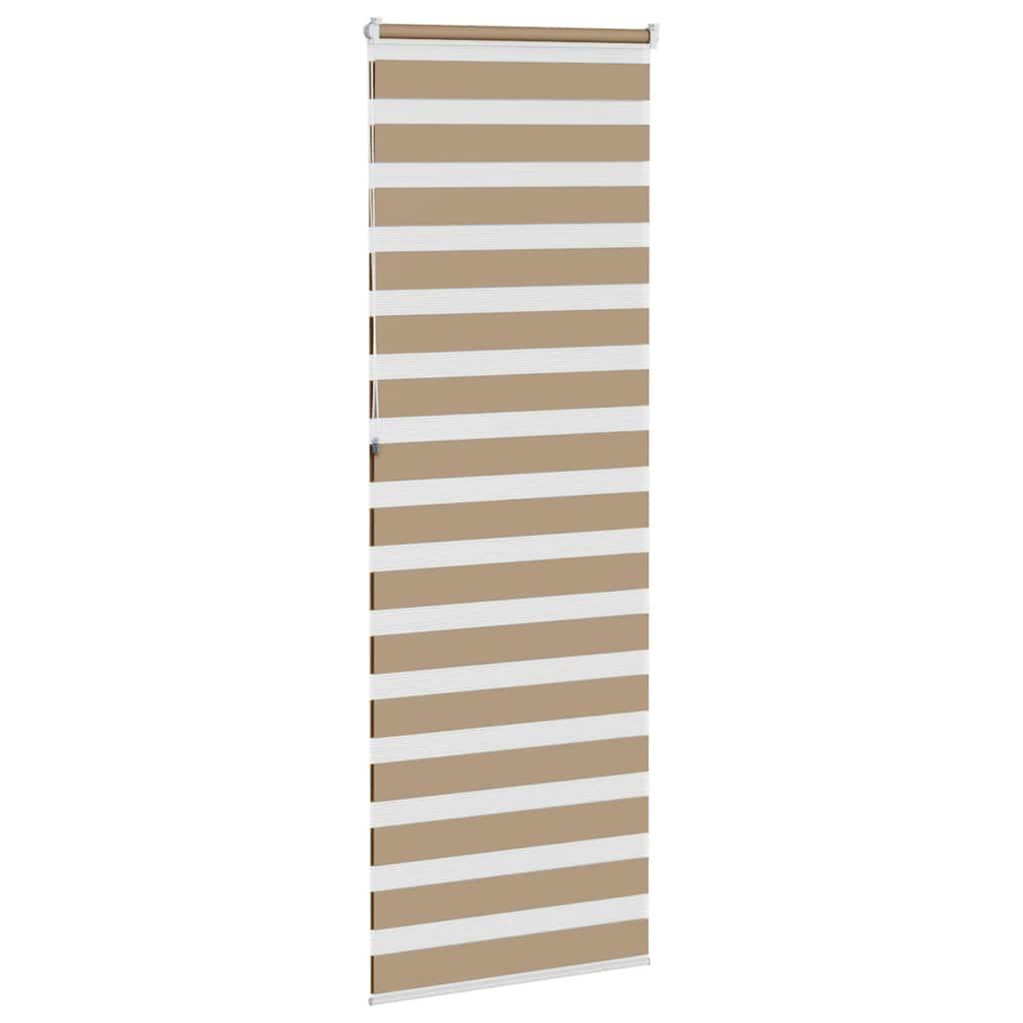 Voir la diapositive 4 : VIDAXL Store zebre marron sable largeur du tissu 75,9 cm polyester