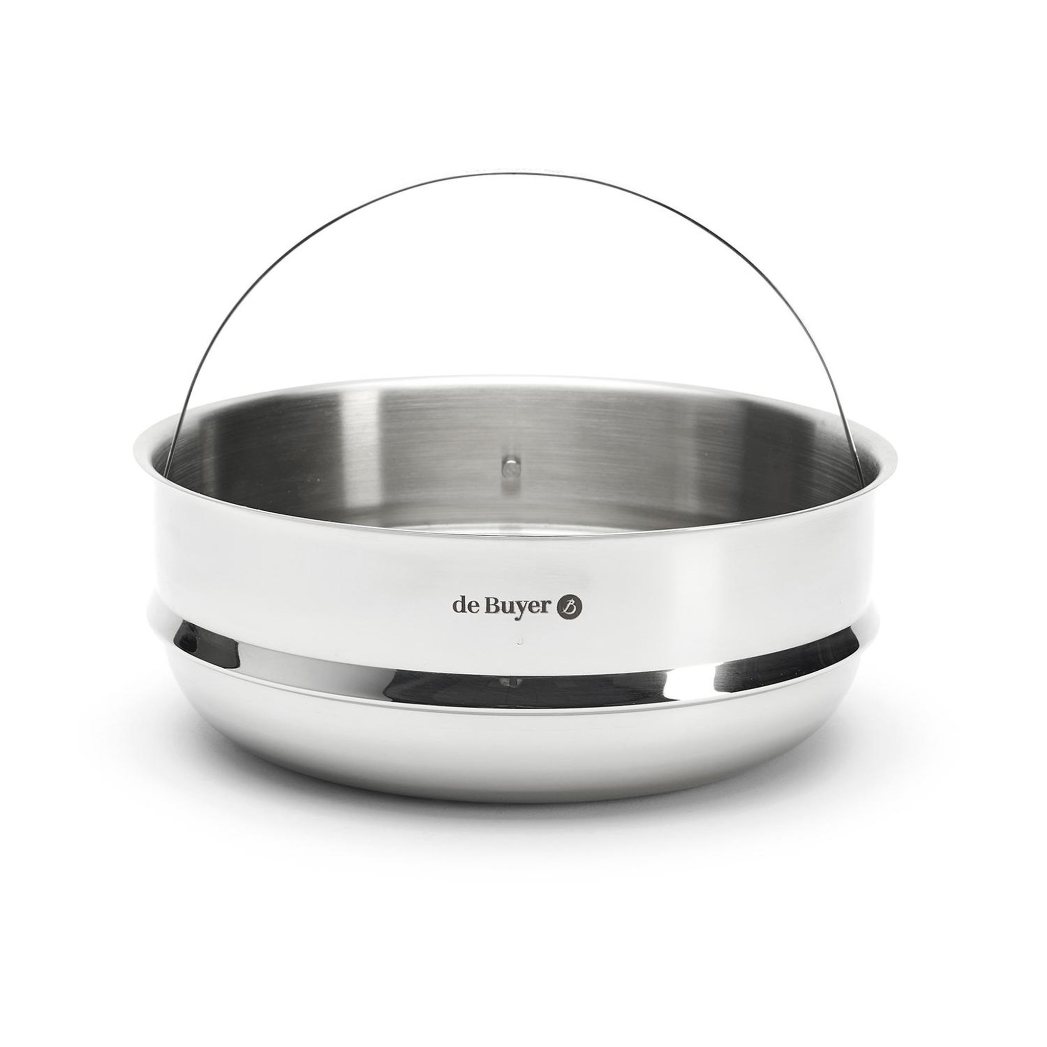 De buyer Cuit-vapeur passoire en inox 24cm - 3675.24