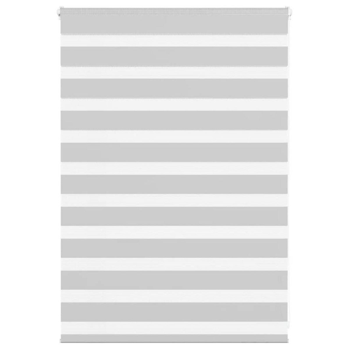 VIDAXL Store zebre gris clair largeur du tissu 100,9 cm polyester