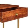 Voir la diapositive 5 : VIDAXL Table console 100x35x76 cm Bois d acacia massif