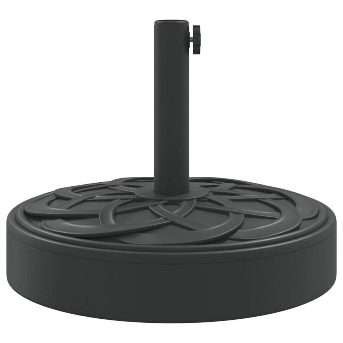VIDAXL Base de parasol pour mats Ø38 / 48 mm 25 kg rond