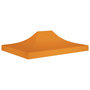 Voir la diapositive 1 : VIDAXL Toit de tente de reception 4,5x3 m Orange 270 g/m^2