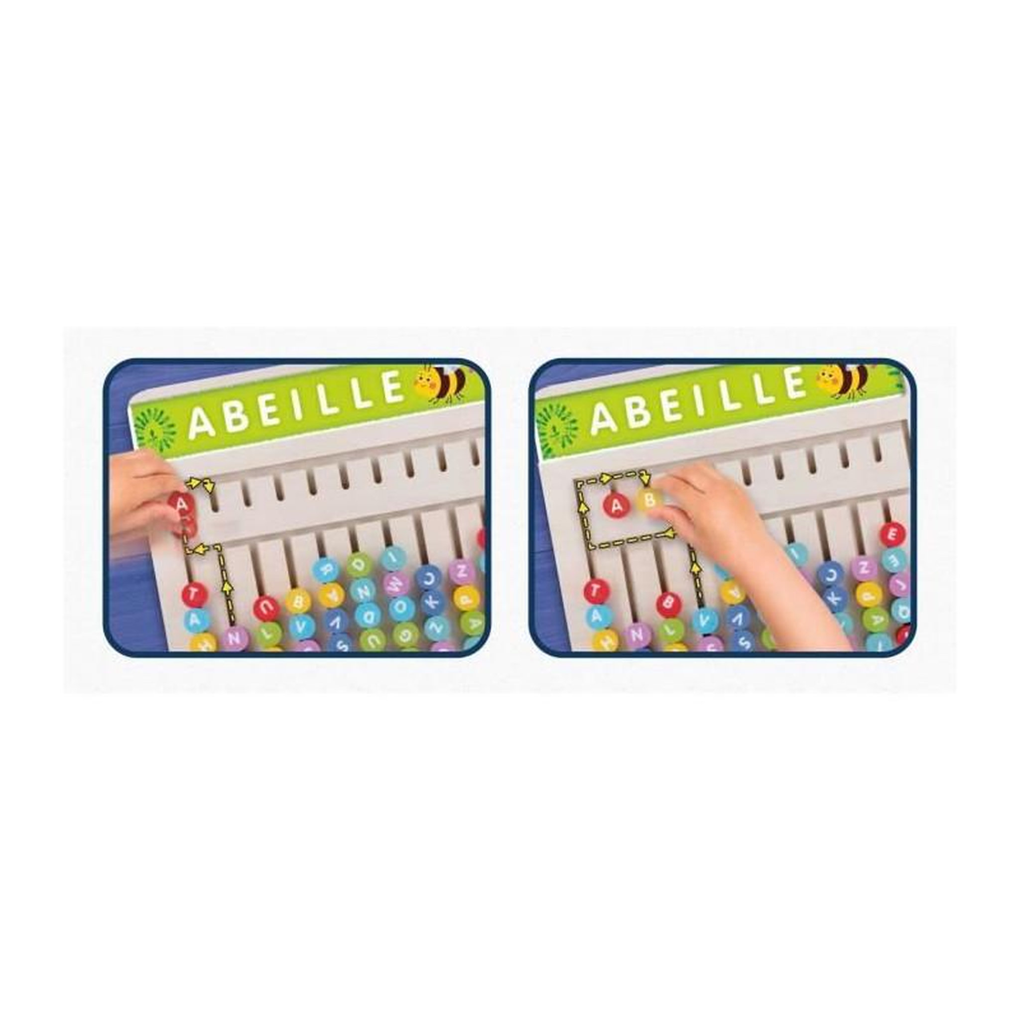 Voir la diapositive 4 : LISCIANI GIOCHI Jeu éducatif Lisciani-Giochi Montessori Compose-Mots multicolore