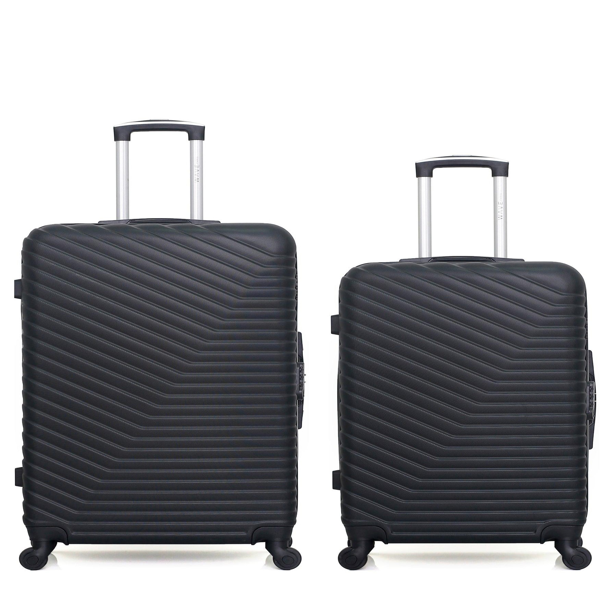 WAVE PARIS Wave paris - lot de 2 - valise grand format et valise weekend lena