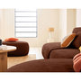 Voir la diapositive 2 : LISA DESIGN Santorini - canapé modulable d'angle droit + pouf - 5 places - en tissu texturé