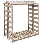 VIDAXL Abri de stockage a bois de chauffage 150x90x176 cm Pin impregne