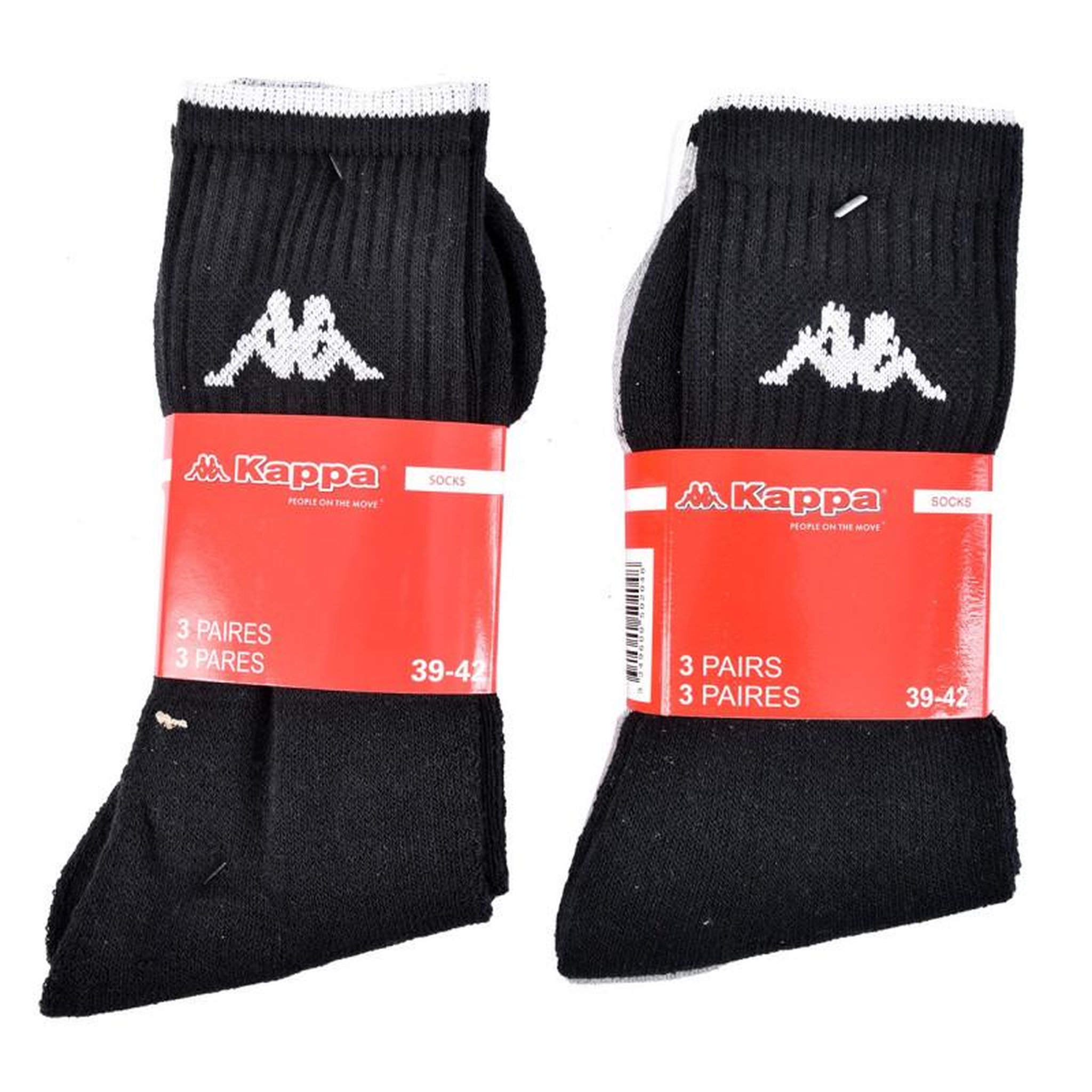 Voir la diapositive 3 : KAPPA Chaussettes Homme TENNIS KAPPA Lot de 6
