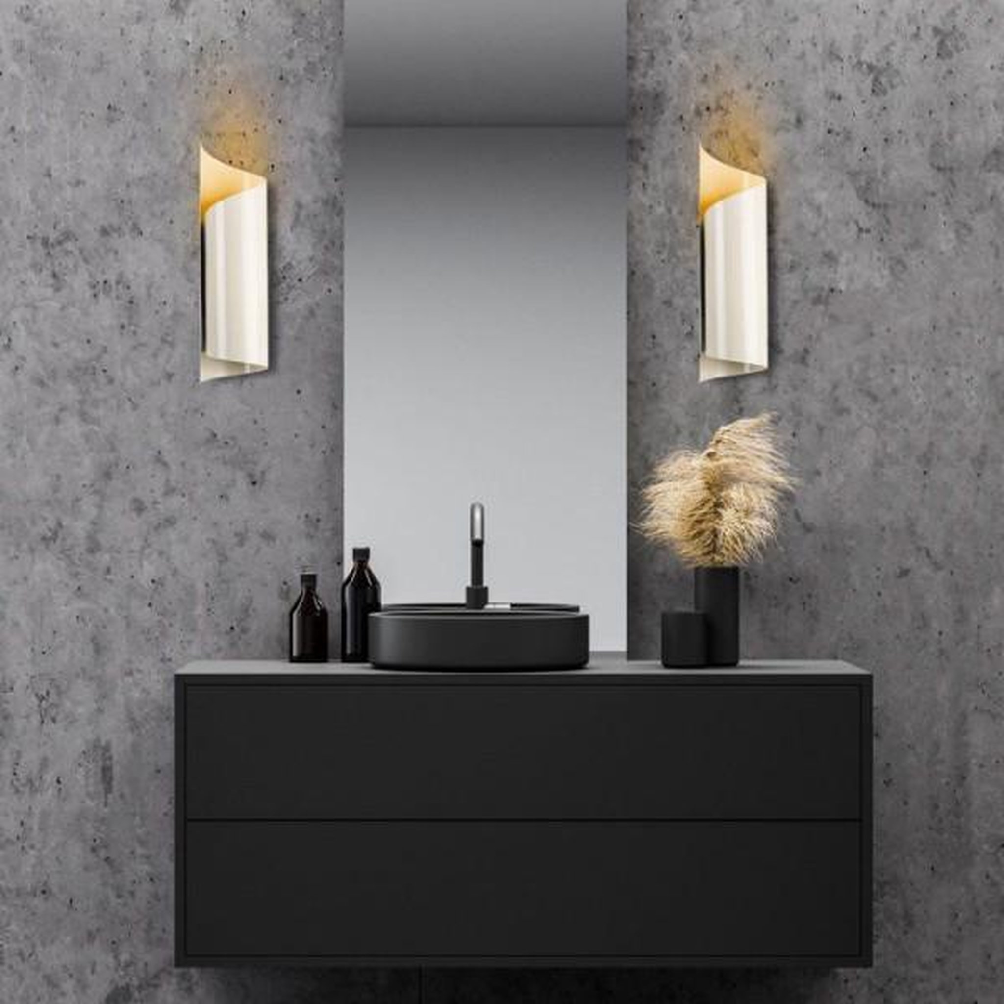Voir la diapositive 4 : MARKET24 Applique murale Cream - Coloris creme - Design raffiné - Ambiance douce