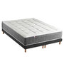 Voir la diapositive 1 : IDLITERIE Ensemble Matelas Ressort 7 zones H.28cm + Sommier Fabriqué en France MAX