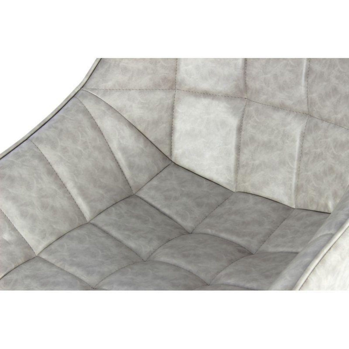 Paris Prix Lot de 2 Chaises Rétro  Demi  88cm Gris & Noir