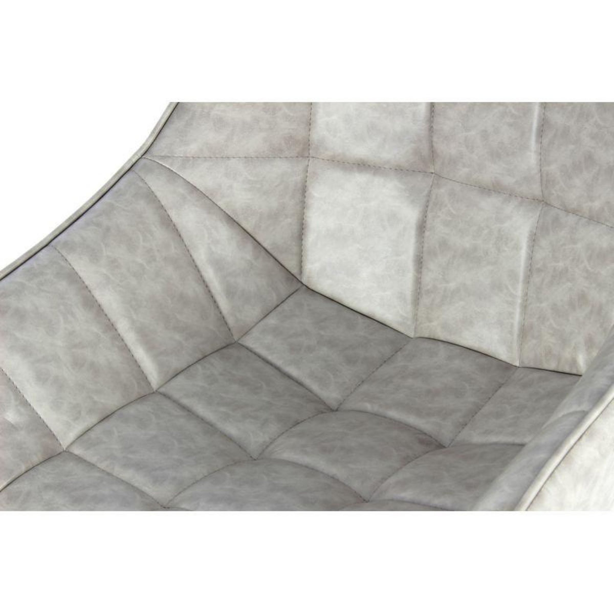 Paris Prix Lot de 2 Chaises Rétro  Demi  88cm Gris & Noir