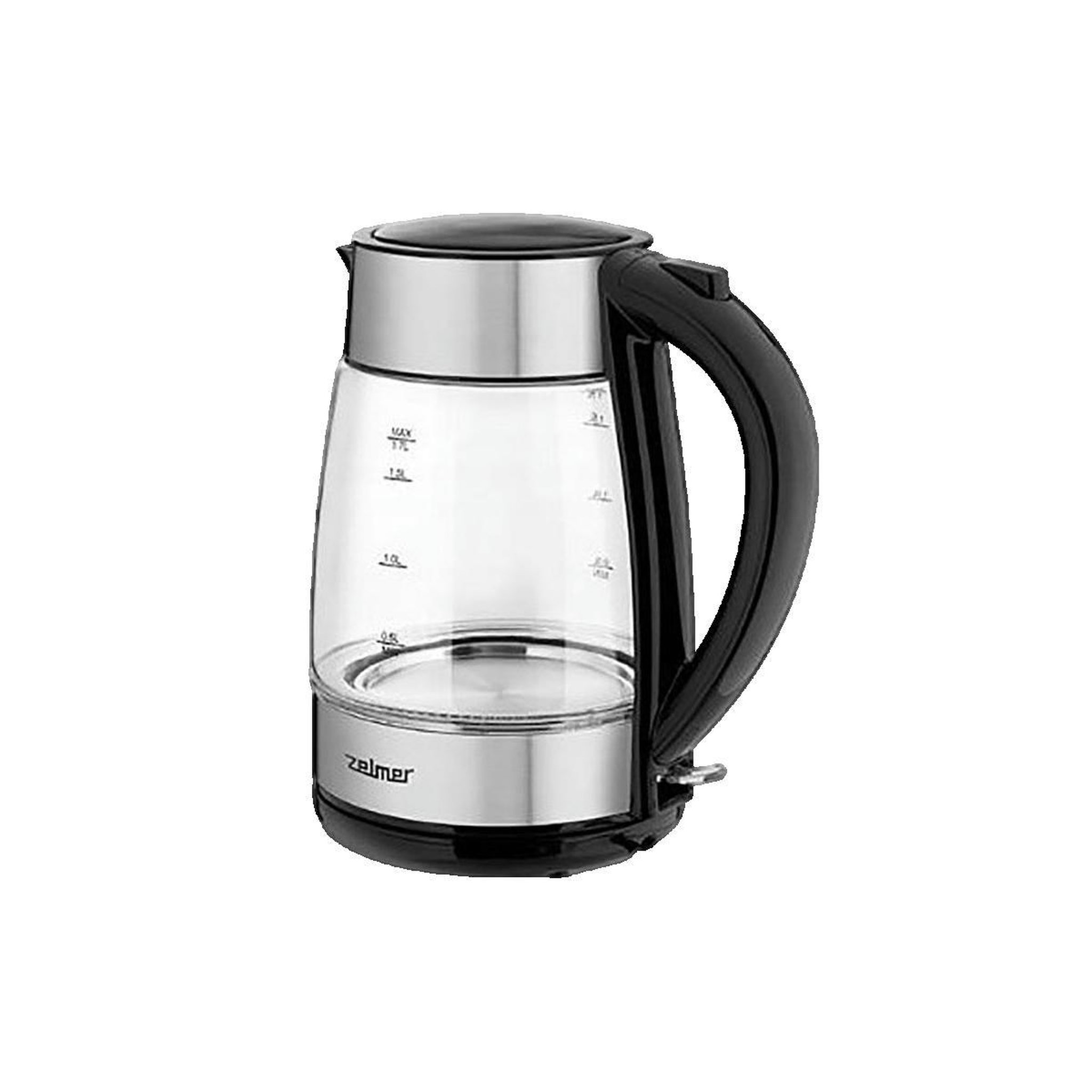 Voir la diapositive 3 : ZELMER Bouilloire Zelmer ZCK8011 1,7 litre Noir et Argent