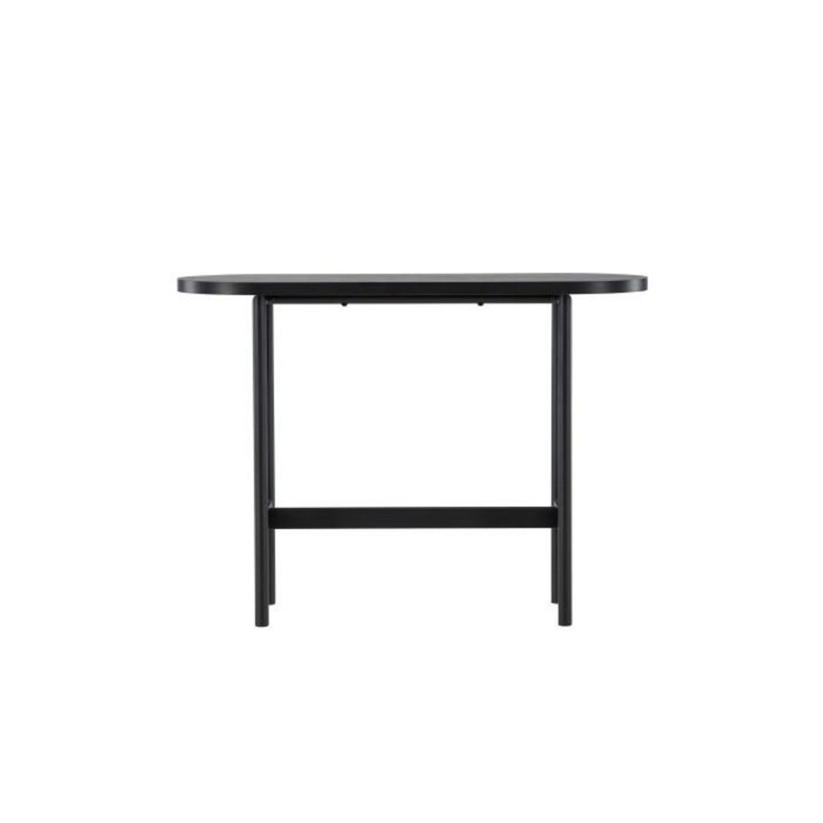 Paris Prix Console Ovale Design  Star  110cm Noir