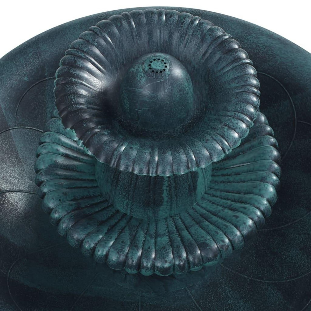 VIDAXL Bain pour oiseaux avec fontaine Vert 50x91 cm Plastique