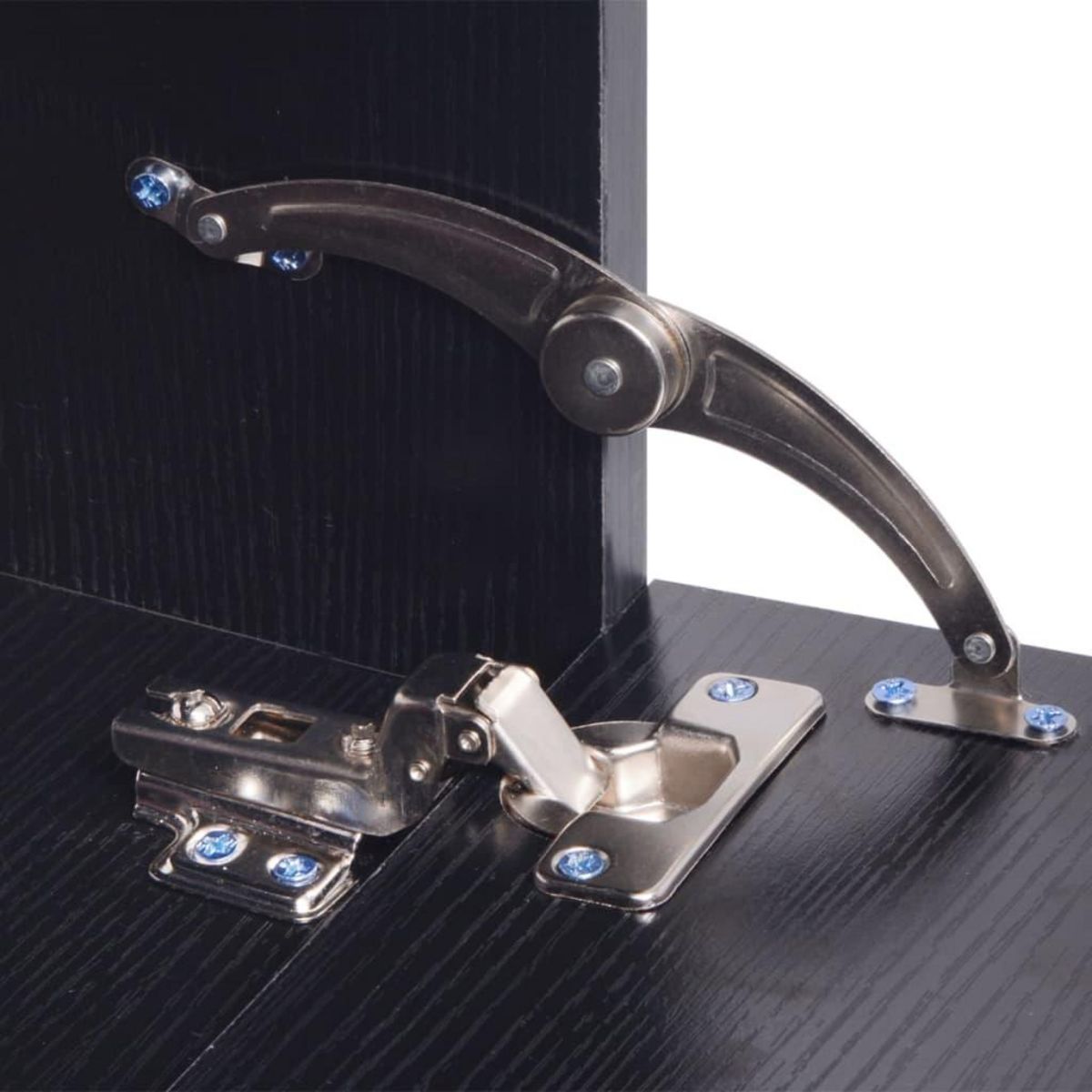 VIDAXL 8 pieces de mobilier de salle de bain et lavabo Noir