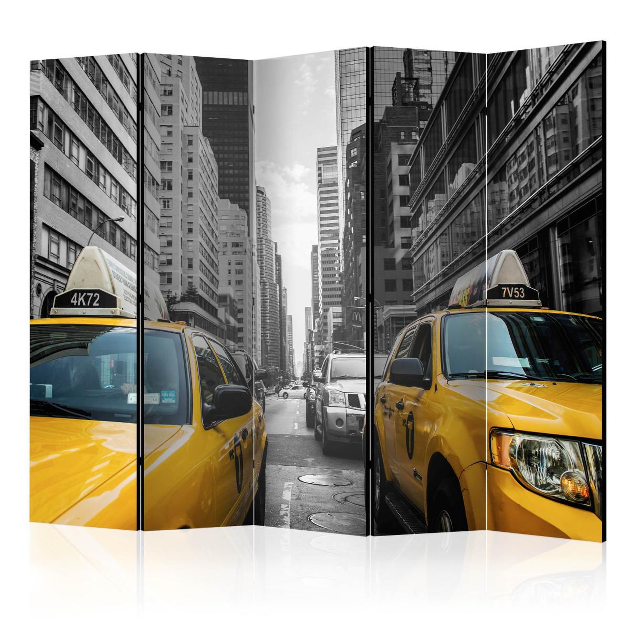 Paris Prix Paravent 5 volets  new york taxi  172x225cm