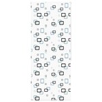 VIDAXL Store enrouleur de douche 110x240 cm largeur du tissu 106 cm