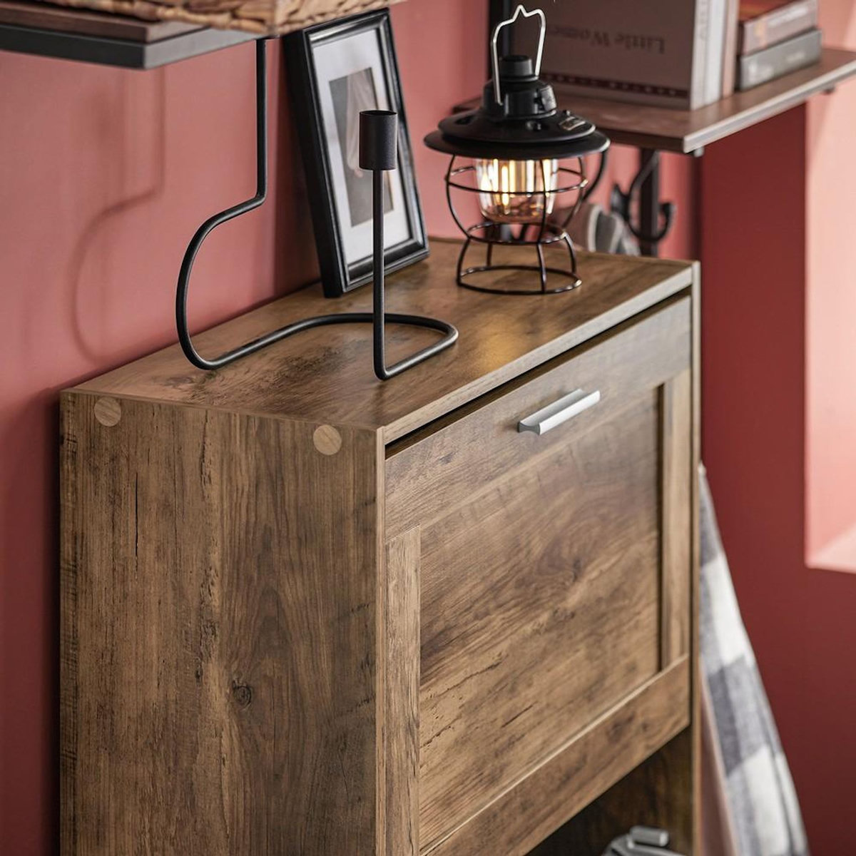 SOBUY SoBuy - Meuble À Chaussures à 3 étagères - Rustique - FSR137-L