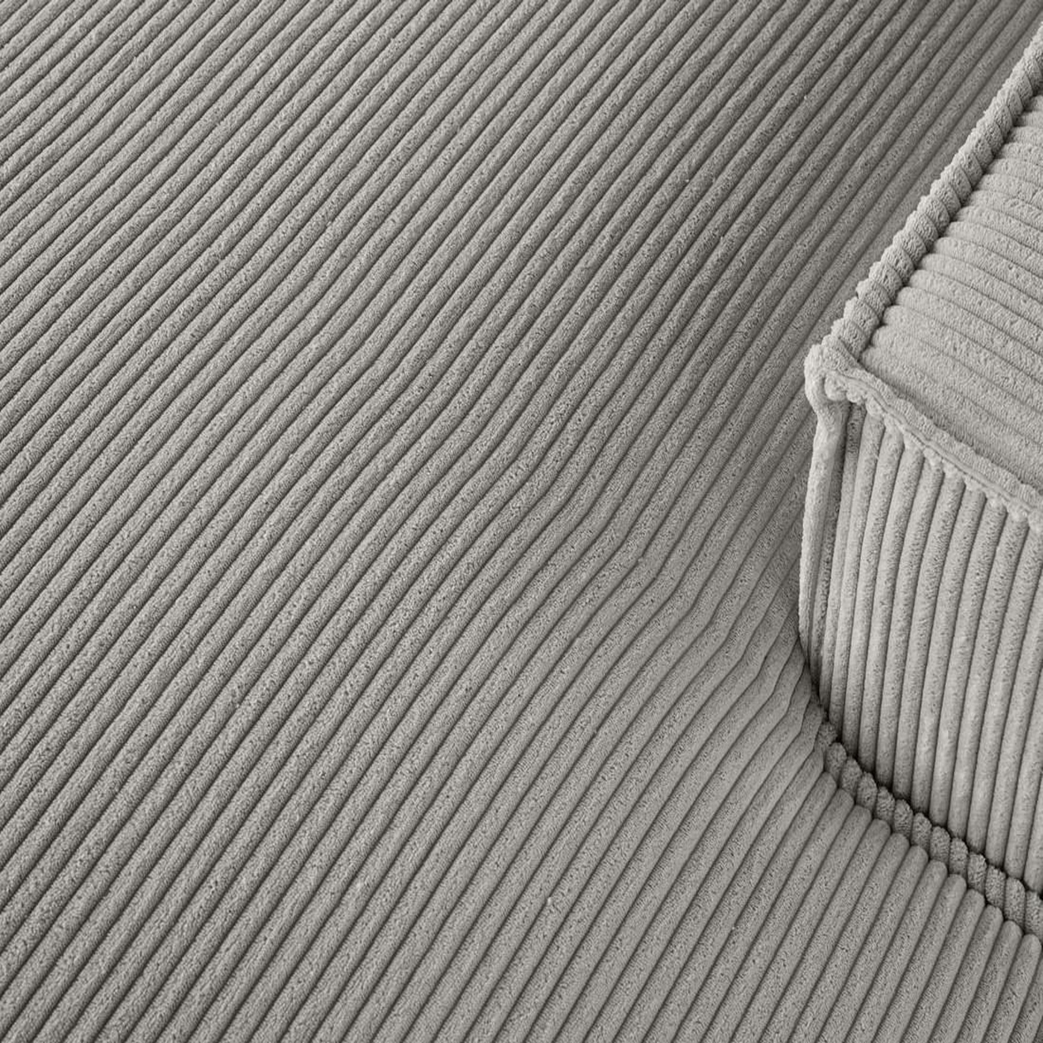 Voir la diapositive 6 : LISA DESIGN Spiaggia - canapé d'angle droit - 5 places - en velours côtelé